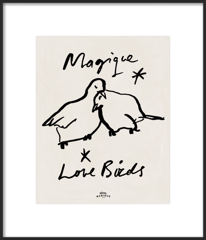 MAGIQUE LOVE BIRDS by Milou Neelen for Artfully Walls - Image 0