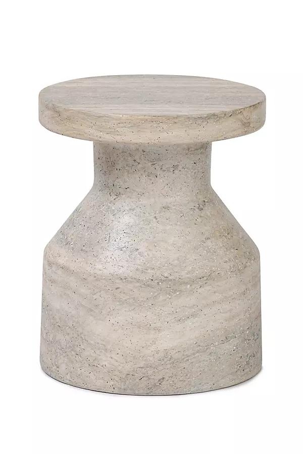 Odeon Round Concrete Indoor/Outdoor End Table - Image 0