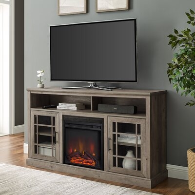 TV Stand for TVs up to 65" with Fireplace Included - Image 0
