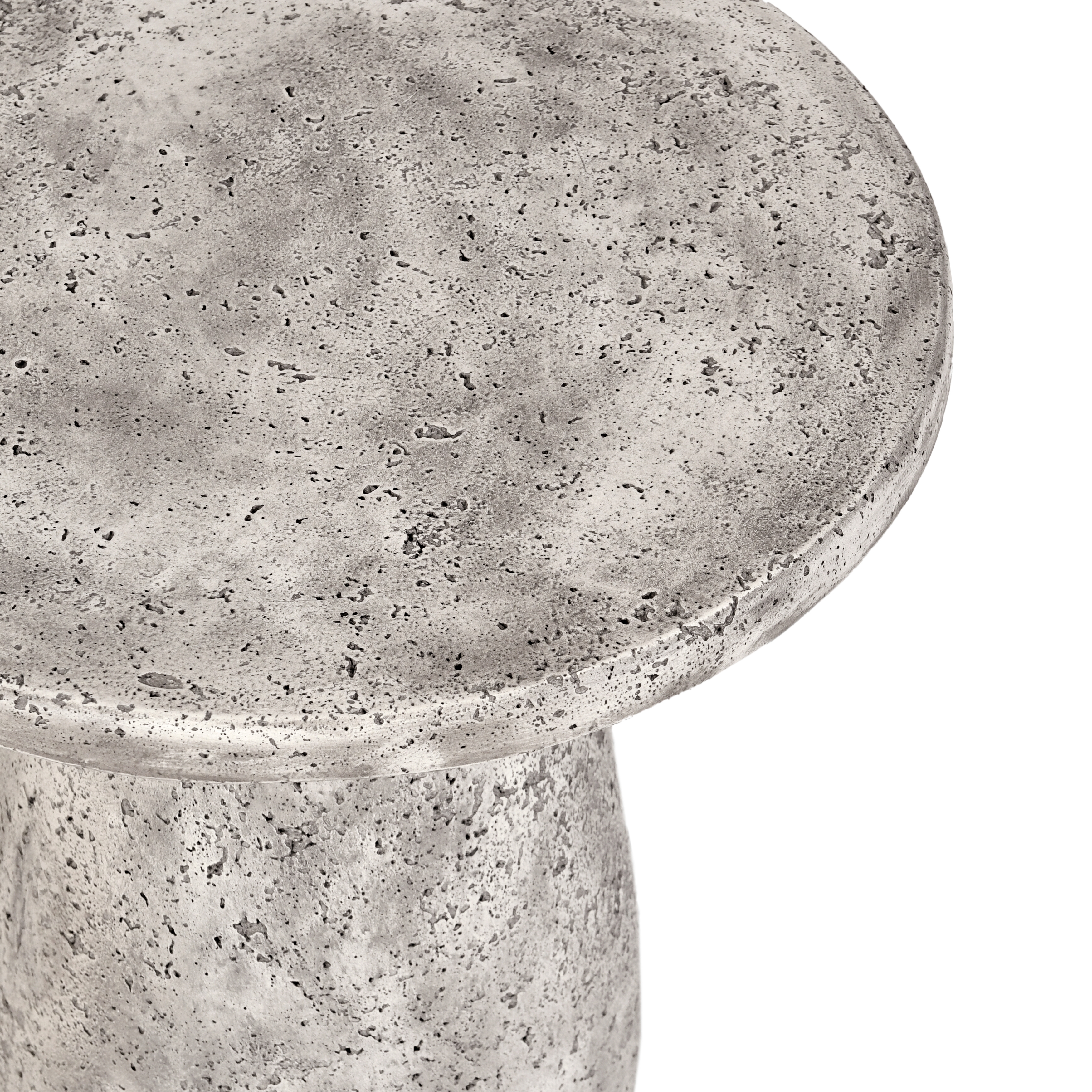 Collins 16" Outdoor Accent Table Light Gray - Image 2