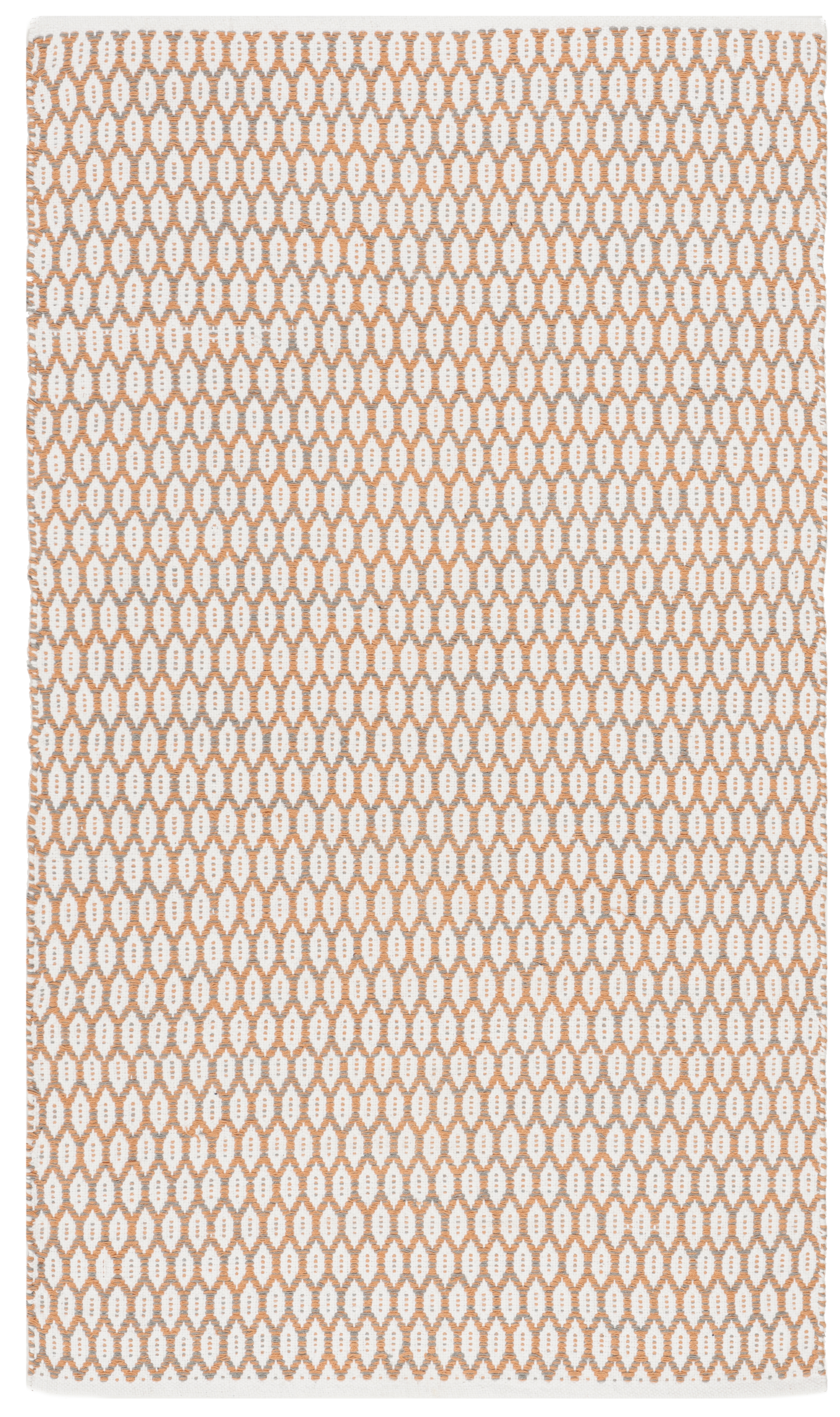 Arlo Home Hand Woven Area Rug, MTK608D, Orange/Ivory,  3' X 5' - Image 0
