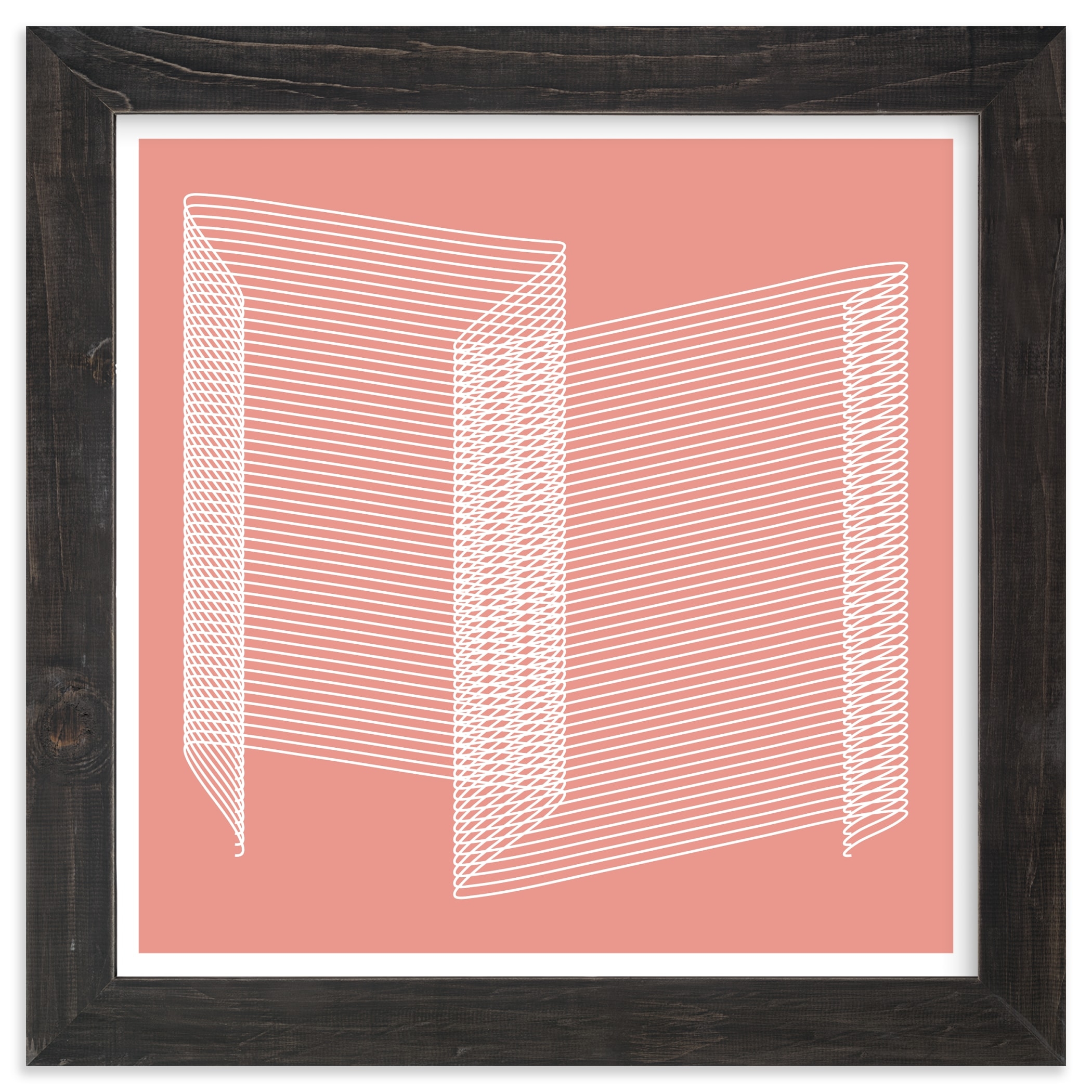 Pink And Lines Limited Edition Fine Art Print 2 - Image 0