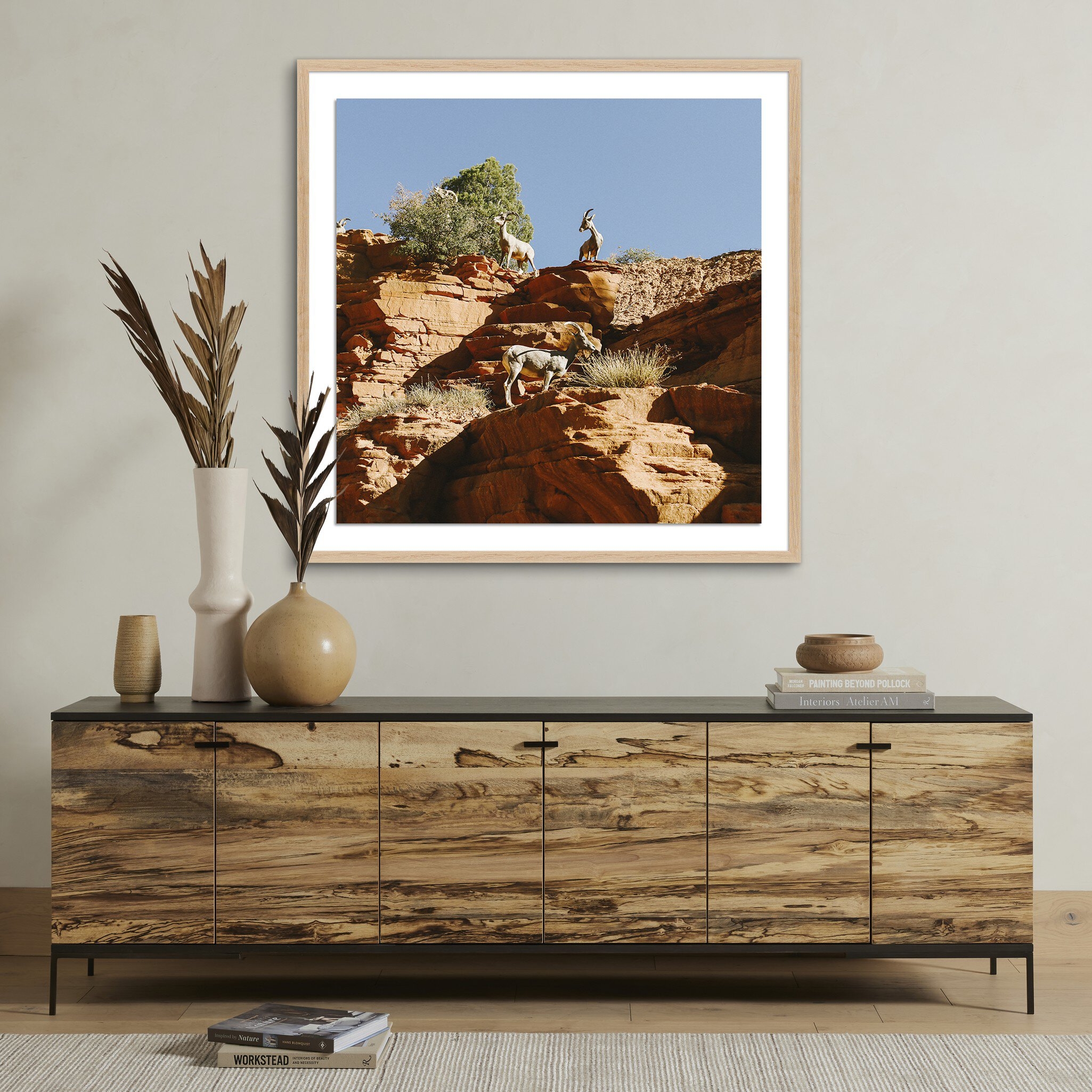 Wildlife - Zion, Ut by Wesley and Emma Teague - Vertical Grain 1.5 White Oak - Image 2