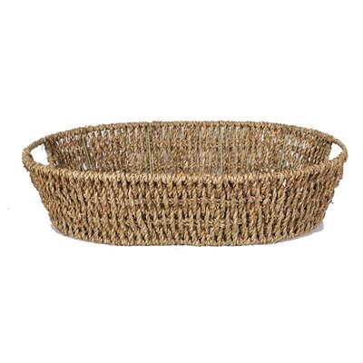 Sea Grass Tray Wicker Basket - Image 0