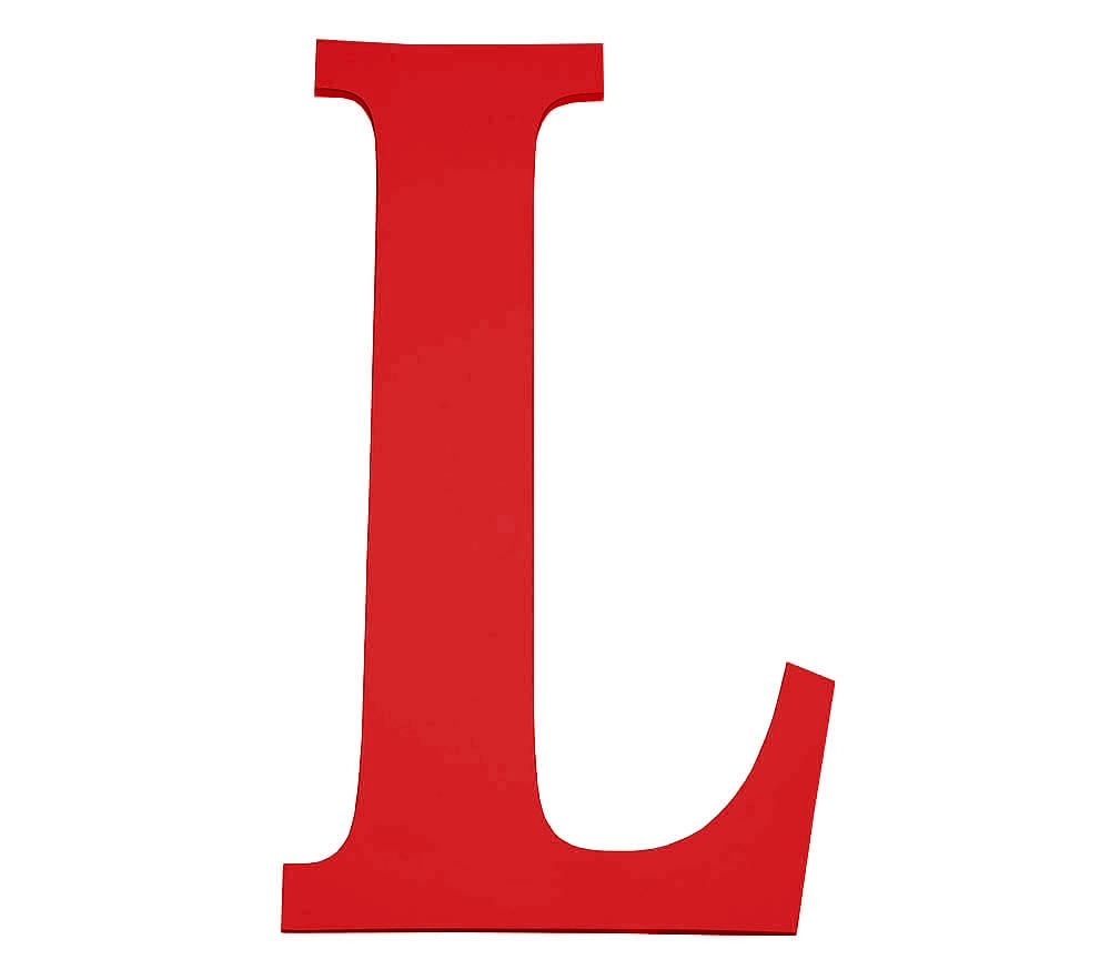 Large Harper Letters, Red, L - Image 0