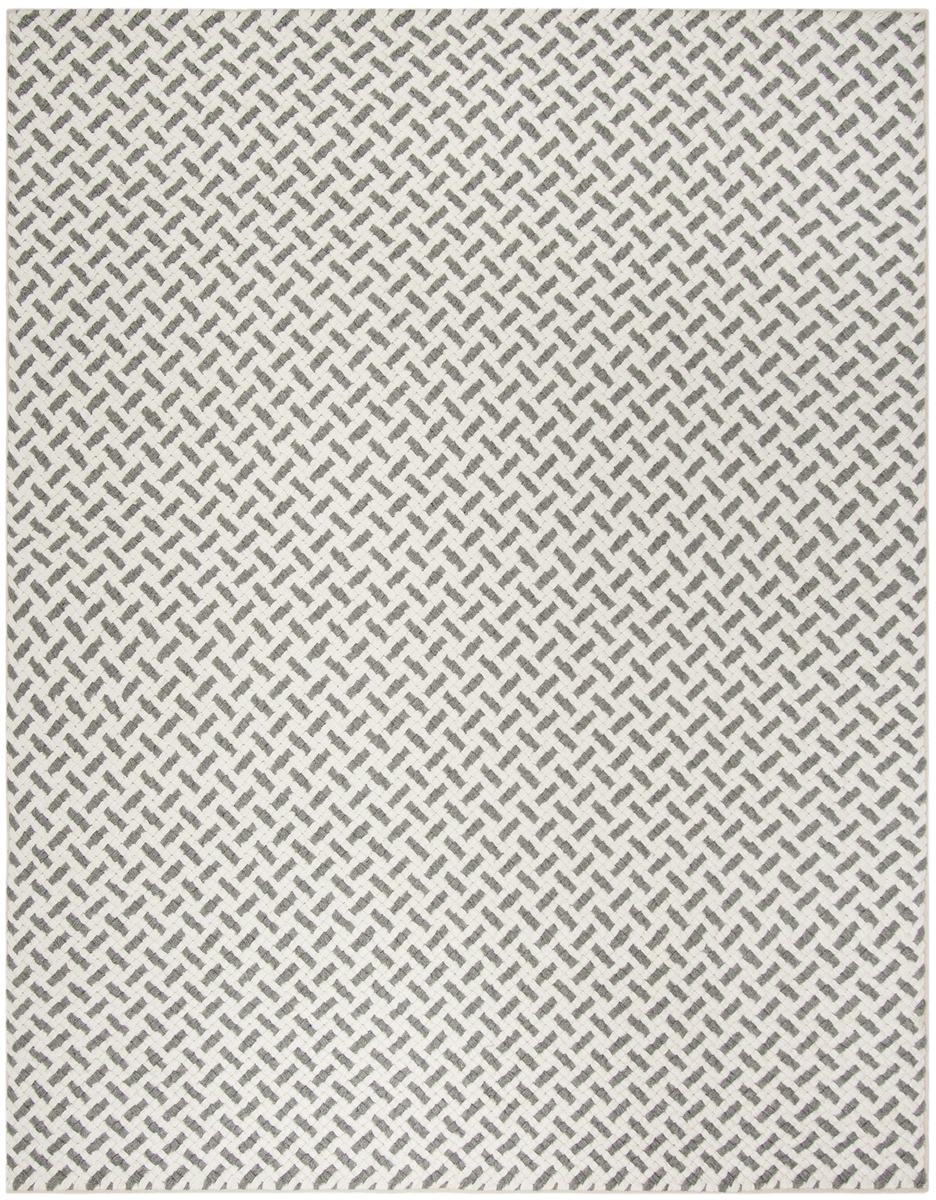 Arlo Home Hand Woven Area Rug, NAT401A, Grey/Ivory,  8' X 10' - Image 0