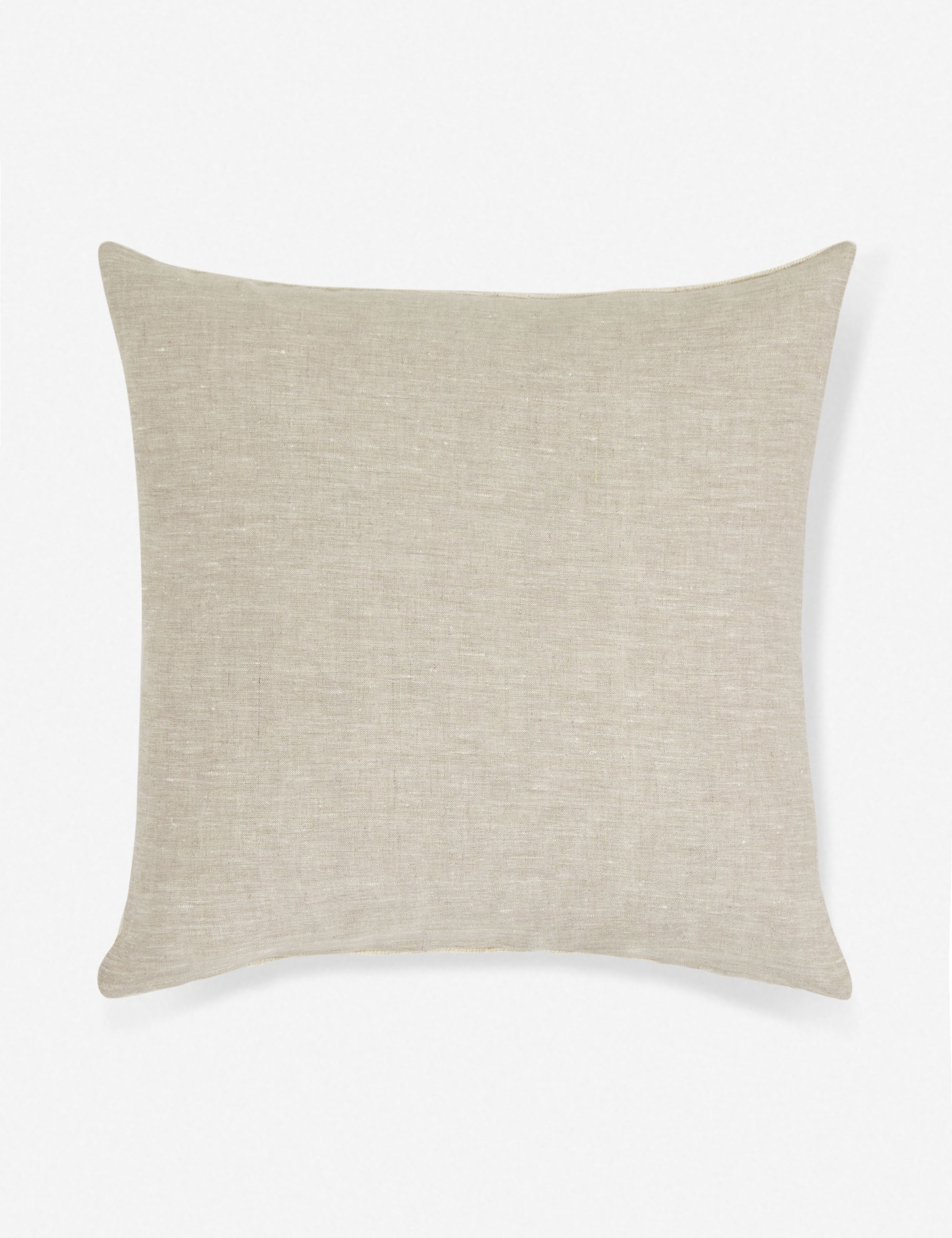 20" x 20" Rainey Mudcloth Pillow, Ivory - Image 1