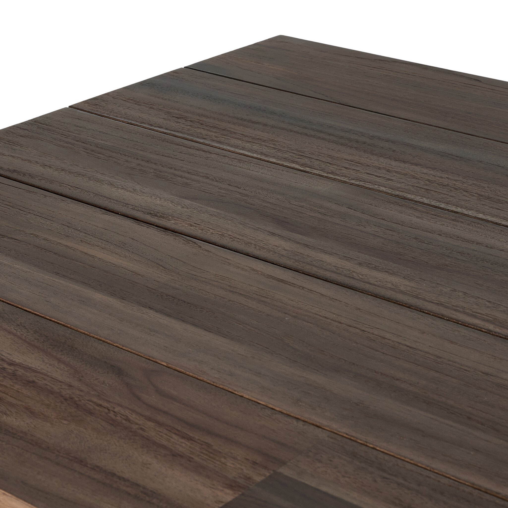 Railay Outdoor Dining Table 96" - Stained Toasted Brown-FSC - Image 9