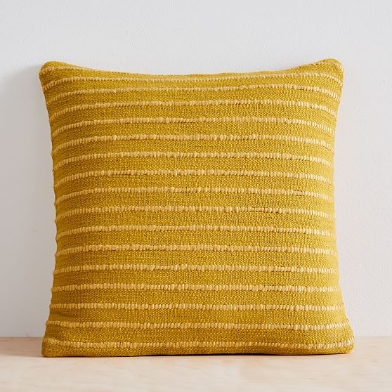 Soft Corded Pillow Cover with Down Alternative Insert, Dark Horseradish, 20"x20" - Image 0