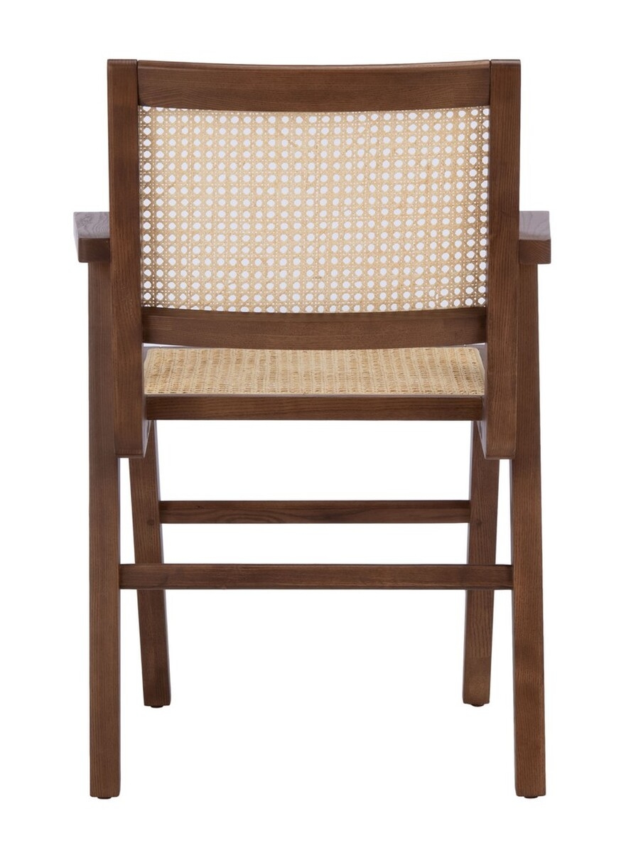 Hattie French Cane Arm Chair - Walnut/Natural - Image 8