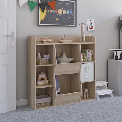Thure Mack & Milo™ Toy Storage Kids Bookcase, Blonde Oak - Image 1