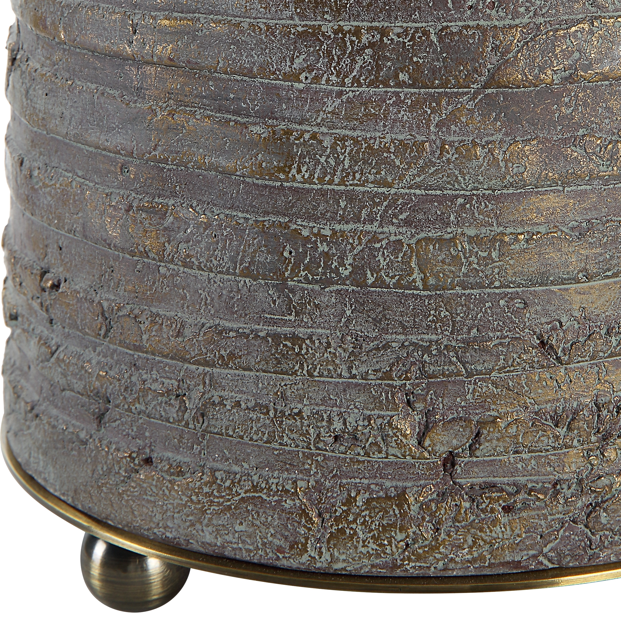 Gorda Bronze Ceramic Table Lamp - Image 6