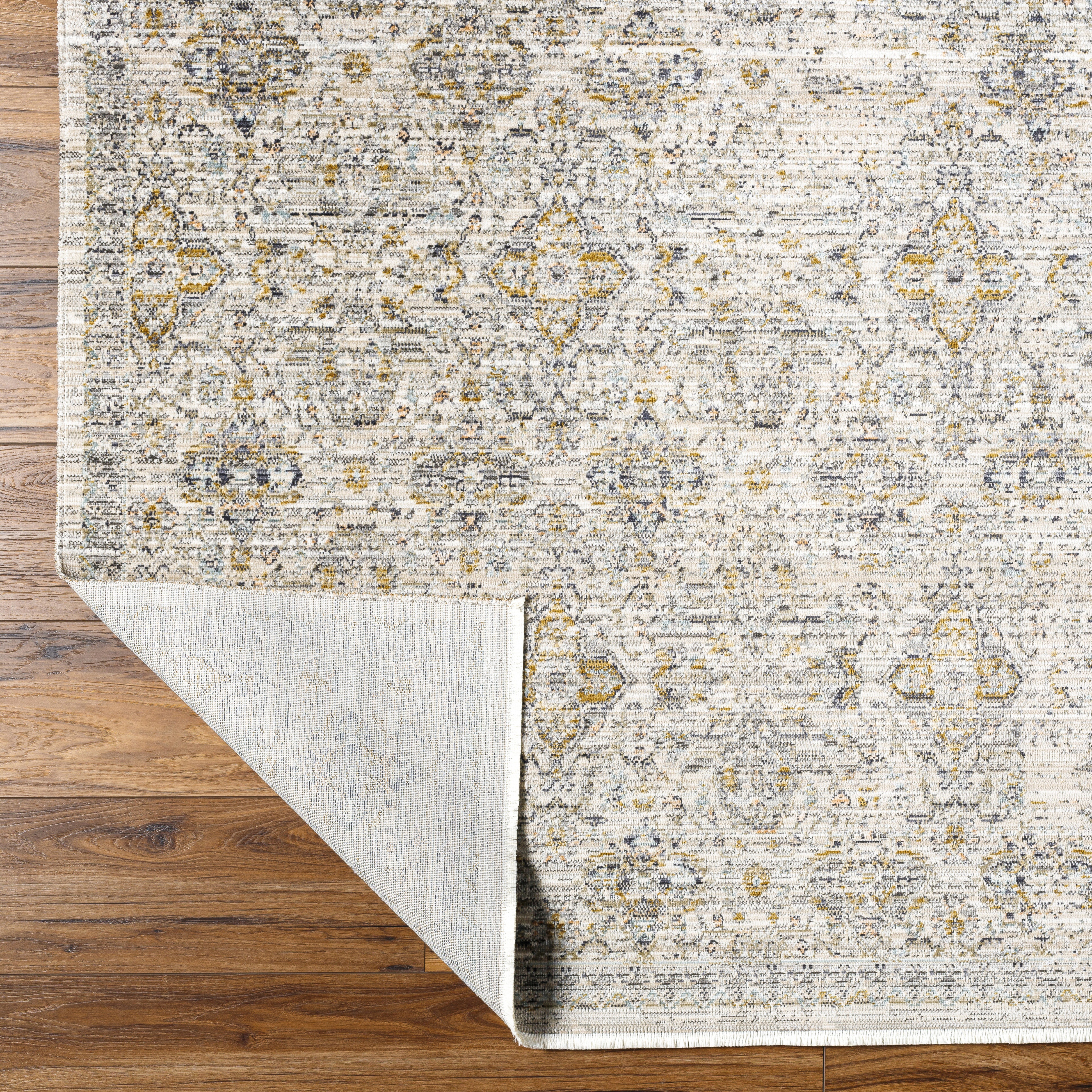 Ren Gray Outdoor 7'10" x 10' Machine Woven Rug - Image 4