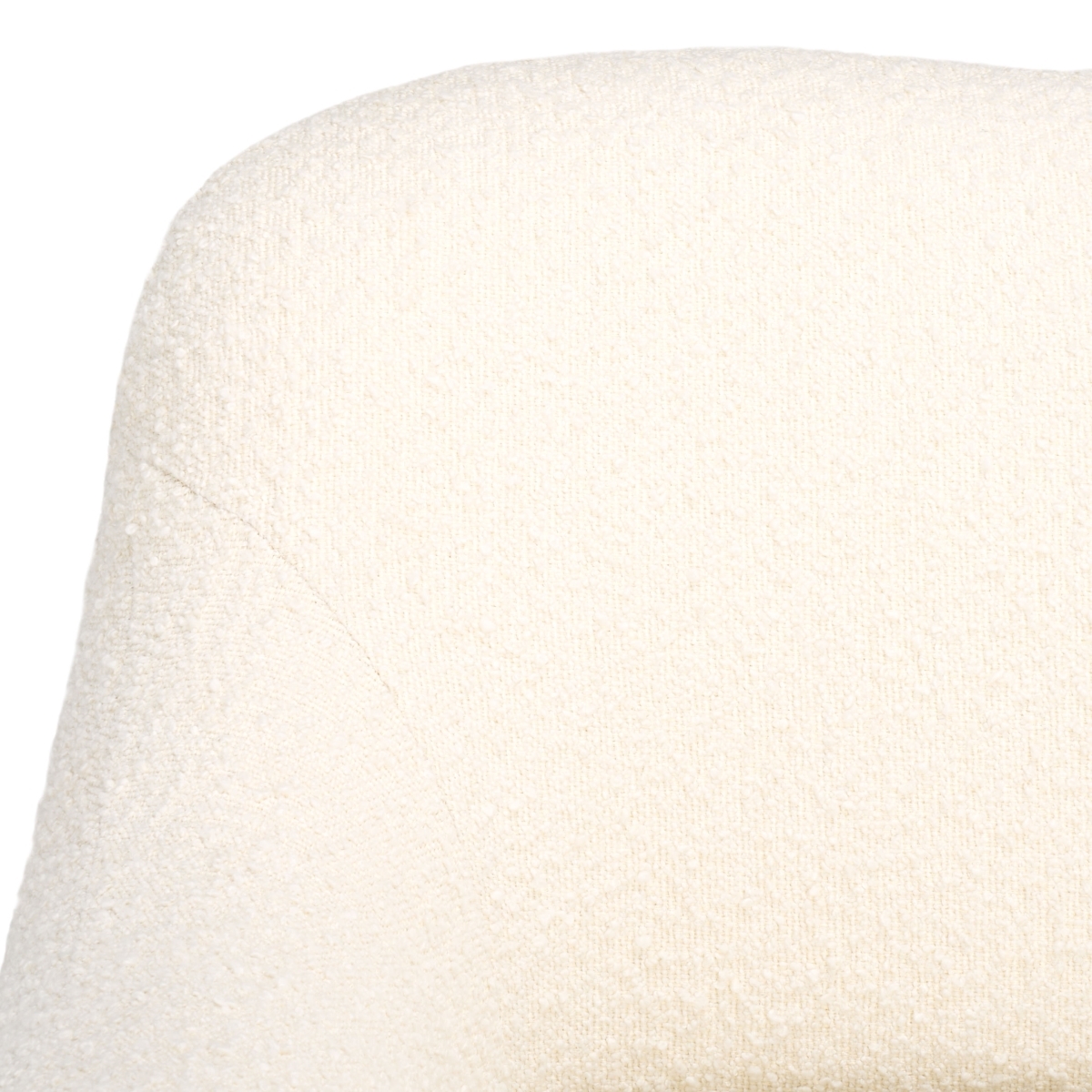 Dyanna Boucle Accent Chair - Ivory/Natural - Image 2