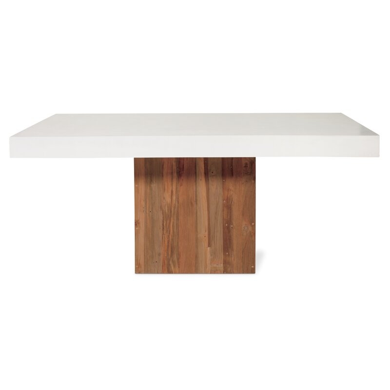 Seasonal Living Sparta Conrete Dining Table Table Top Color: Ivory White - Image 0