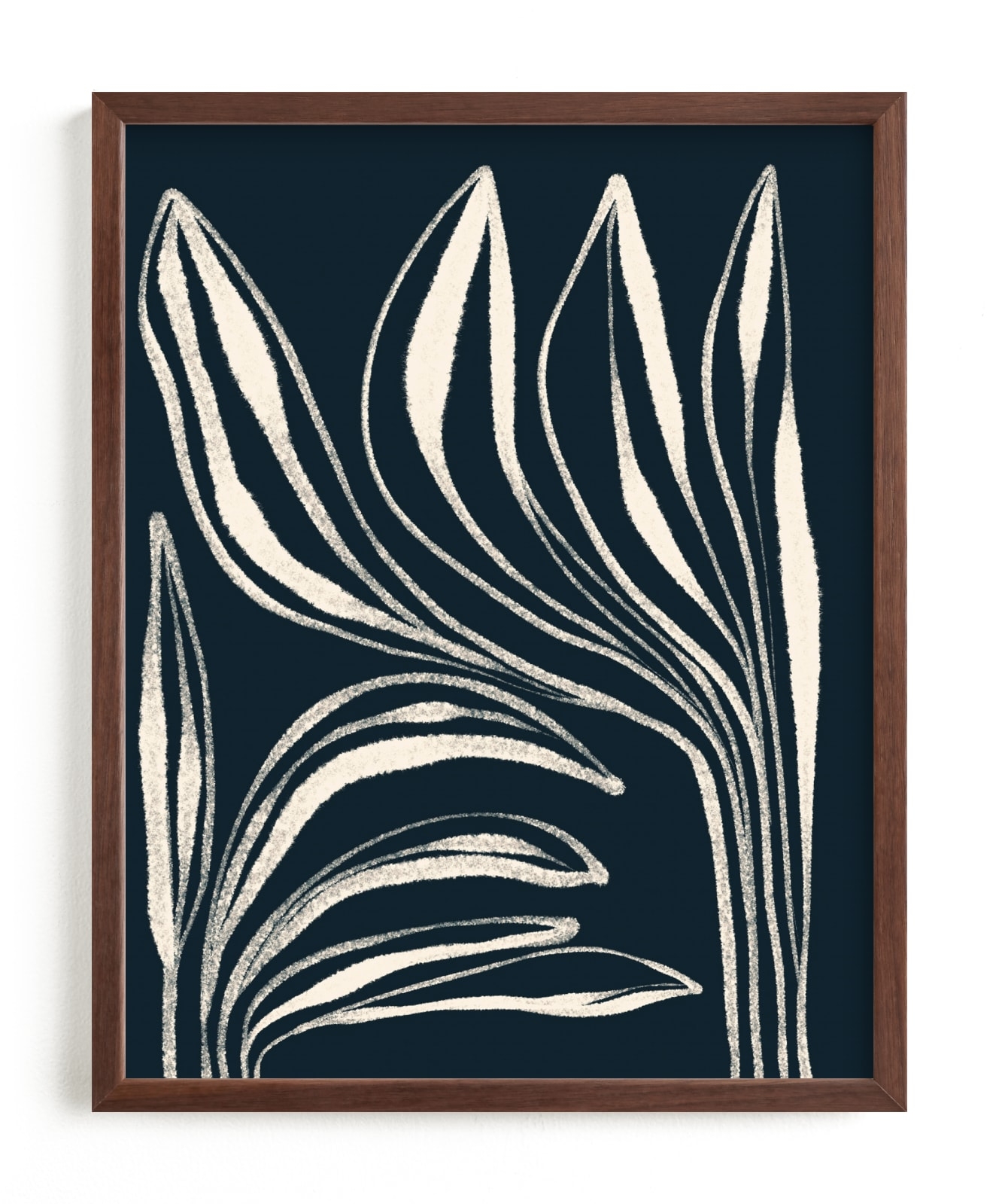 Navy Botanical #1 Limited Edition Fine Art Print 2 - Image 0