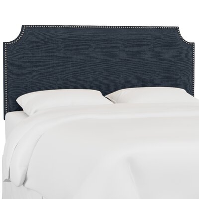 Doleman Nail Button Solid Wood Upholstered Panel Headboard - Image 0