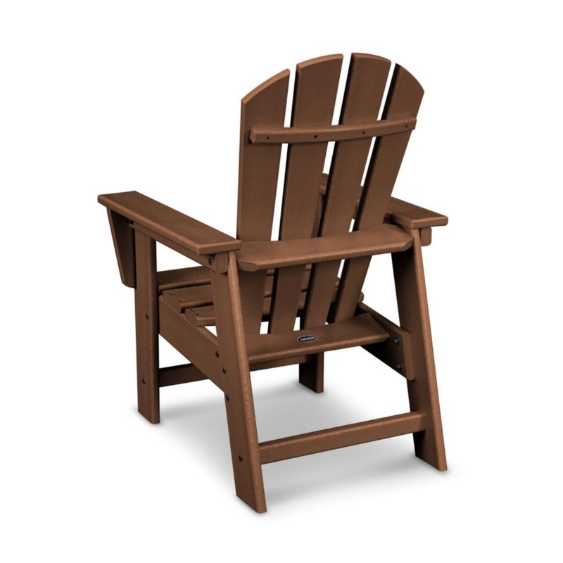Teak Outdoor Kids Adirondack Chair by POLYWOOD ® - Image 2