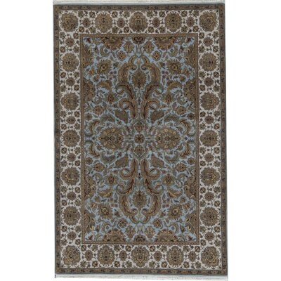 One-of-a-Kind Trinity Hand-Knotted Brown 6' x 9'6" Wool Area Rug - Image 0