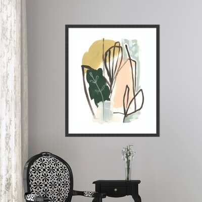 'Tropical Abstract I' by June Erica Vess - Picture Frame Print on Paper - Image 0