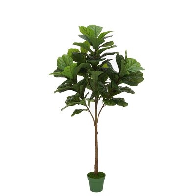 Artificial Fiddle leaf fig Tree in Planter - Image 0