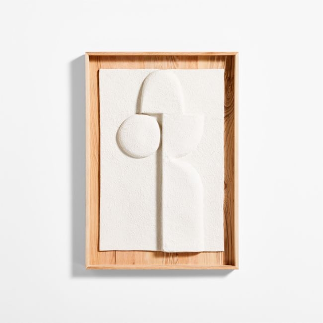 "Lain II" Paper Mache Wall Art - Image 0