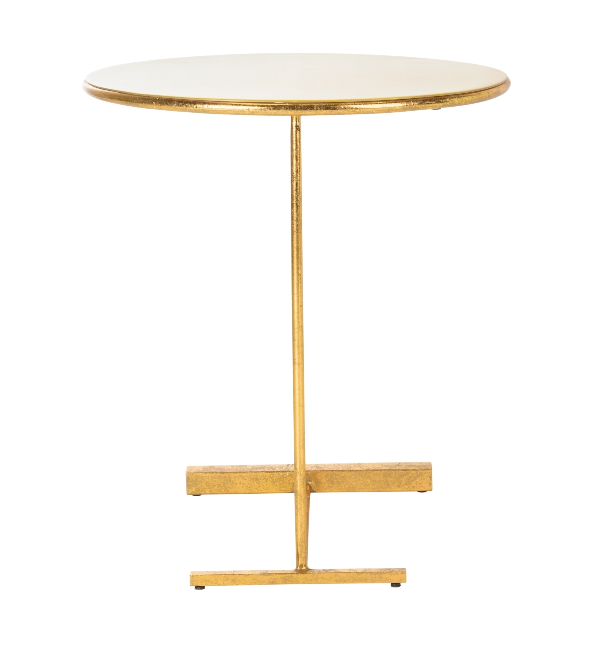 Sionne Round C Table - Yellow / Gold - Safavieh - Image 7