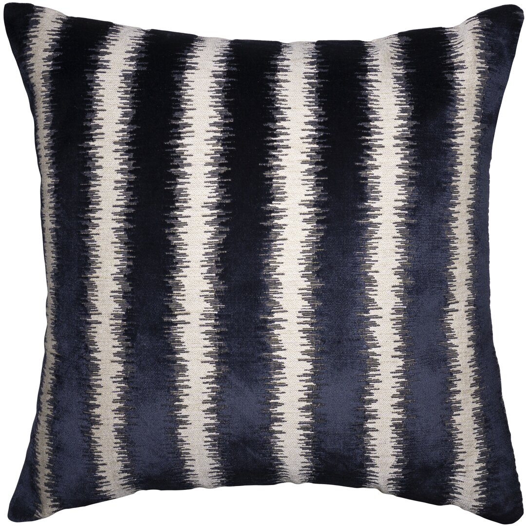 "Square Feathers Merrick Navy Pillow" - Image 0