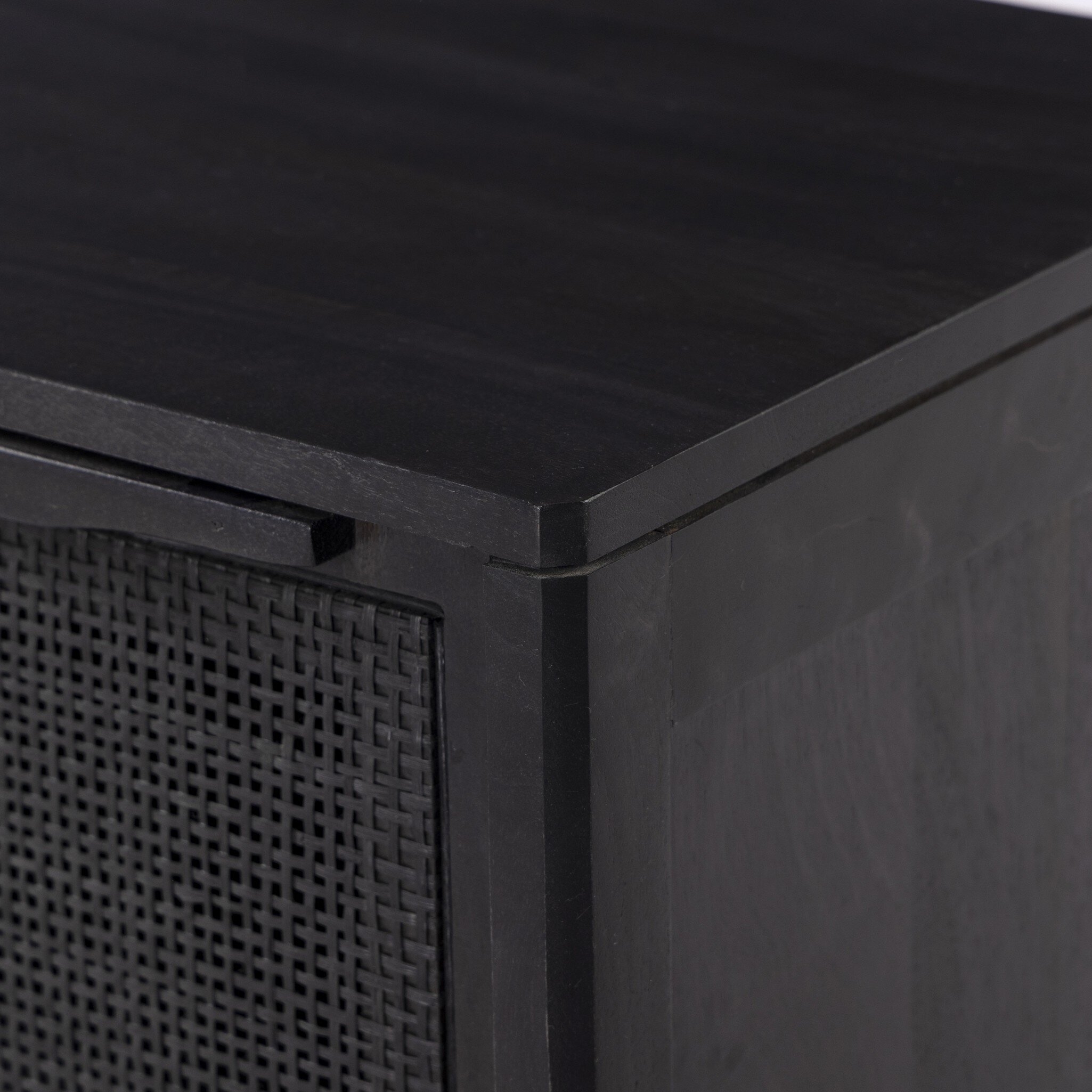 Sydney Nightstand - Black Wash - Image 1