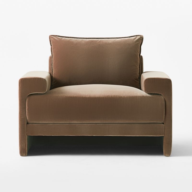 Camden Rye Velvet Chair - Image 2