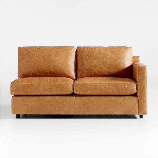 Barrett II Leather Right-Arm Sofa Sectional Piece - Image 0