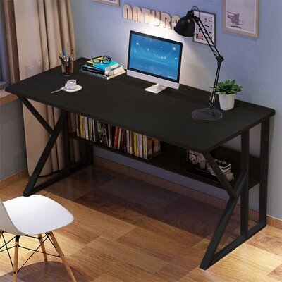 Simple Home Desk Student Writing Desktop Desk Modern Economic Computer Desk Wood Color - Image 0