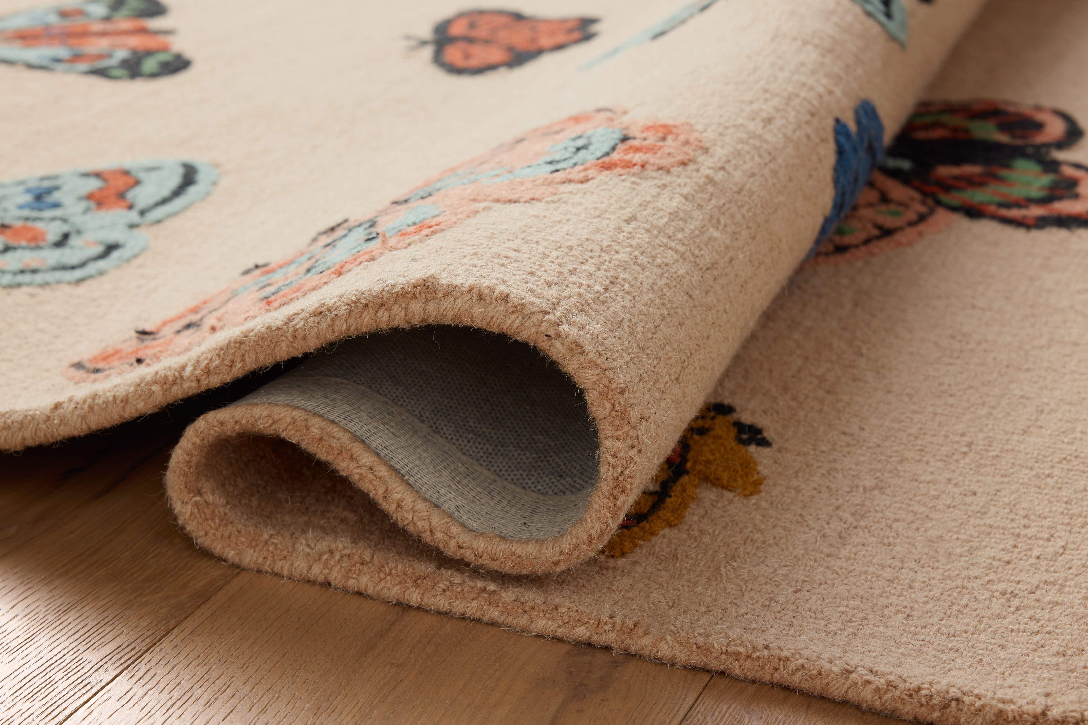 Rifle Paper Co. x Loloi Highgrove Blush 18" x 18" Sample - Image 2