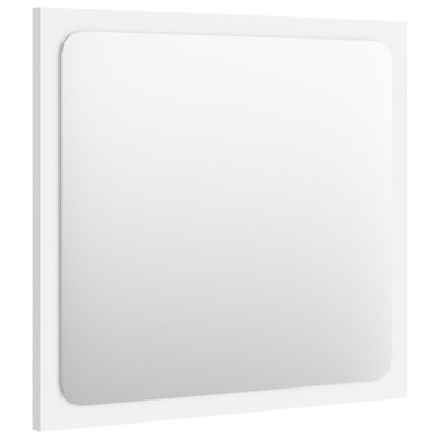 Ebern Designs Bathroom Mirror Black 35.4"X0.6"X14.6" Chipboard - Image 0