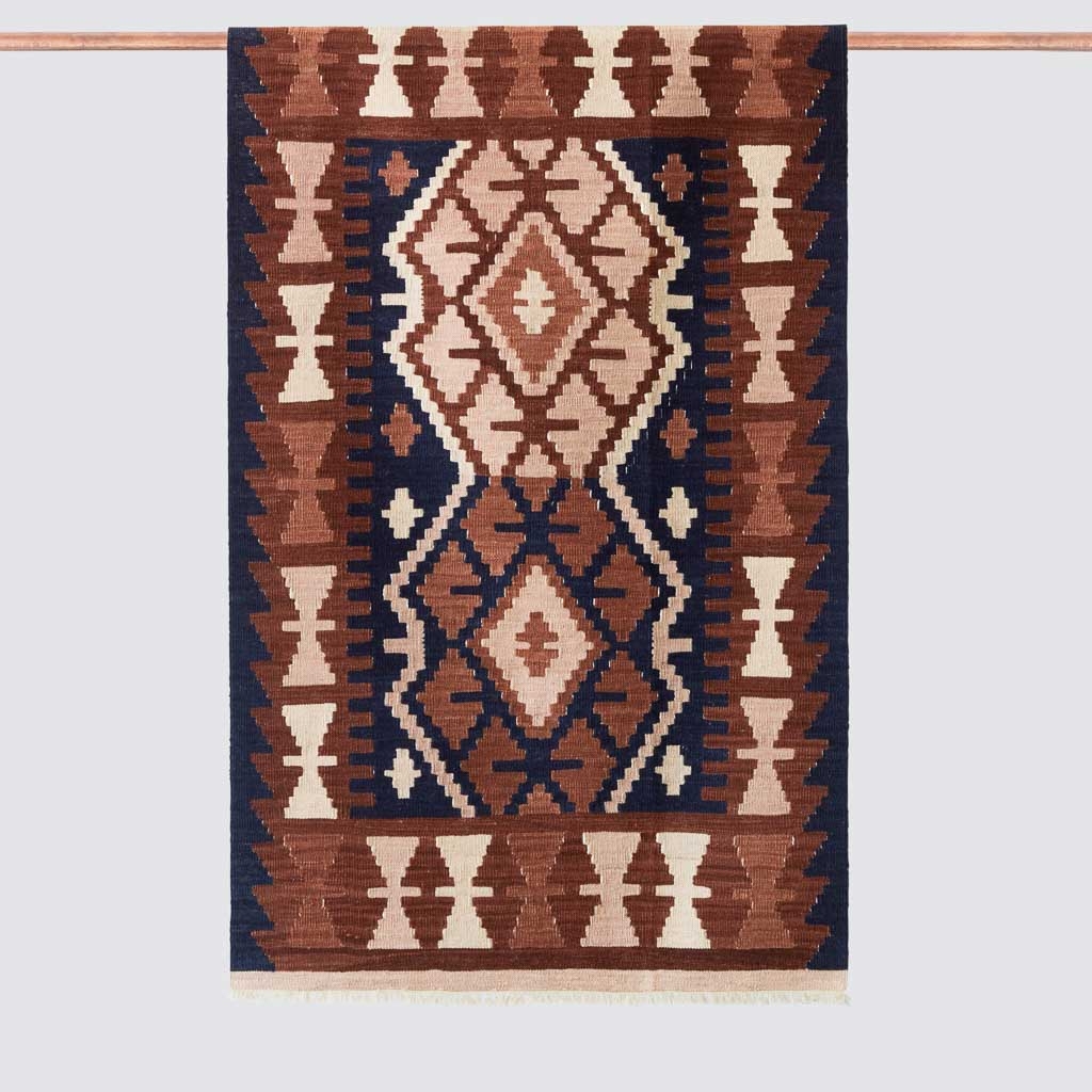 The Citizenry Harika Handwoven Kilim Accent Rug | 3' x 5' | Rust - Image 1