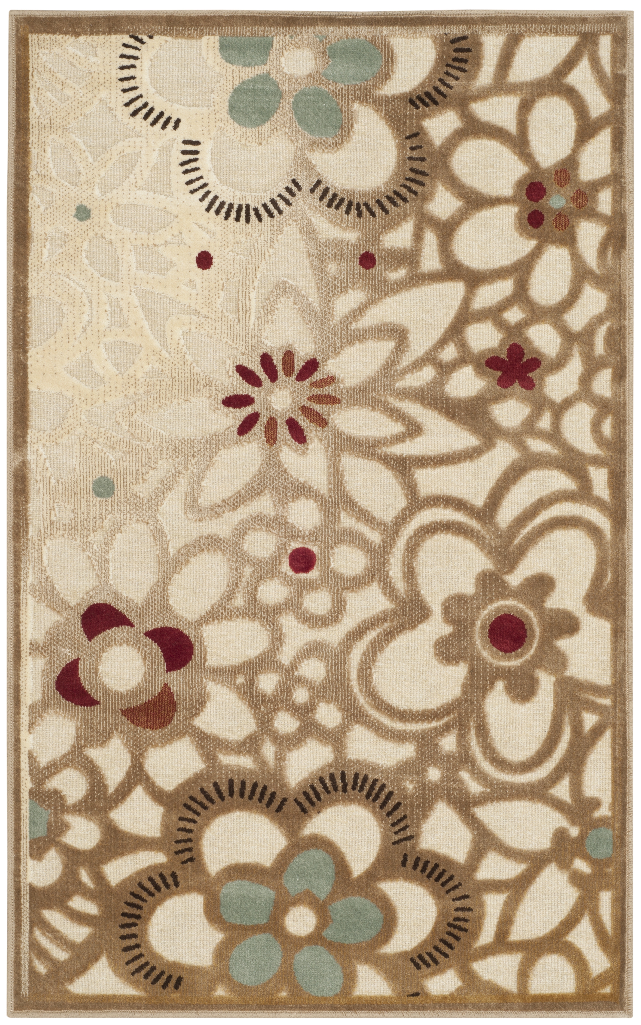 Arlo Home Woven Area Rug, PAR02-604, Taupe/Beige,  2' 7" X 4' - Image 0