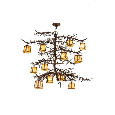 Amaliya 12 - Light Unique Tiered Chandelier