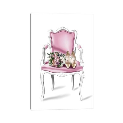 Bridal Chair by Elza Fouche - Wrapped Canvas Gallery-Wrapped Canvas Giclée - Image 0