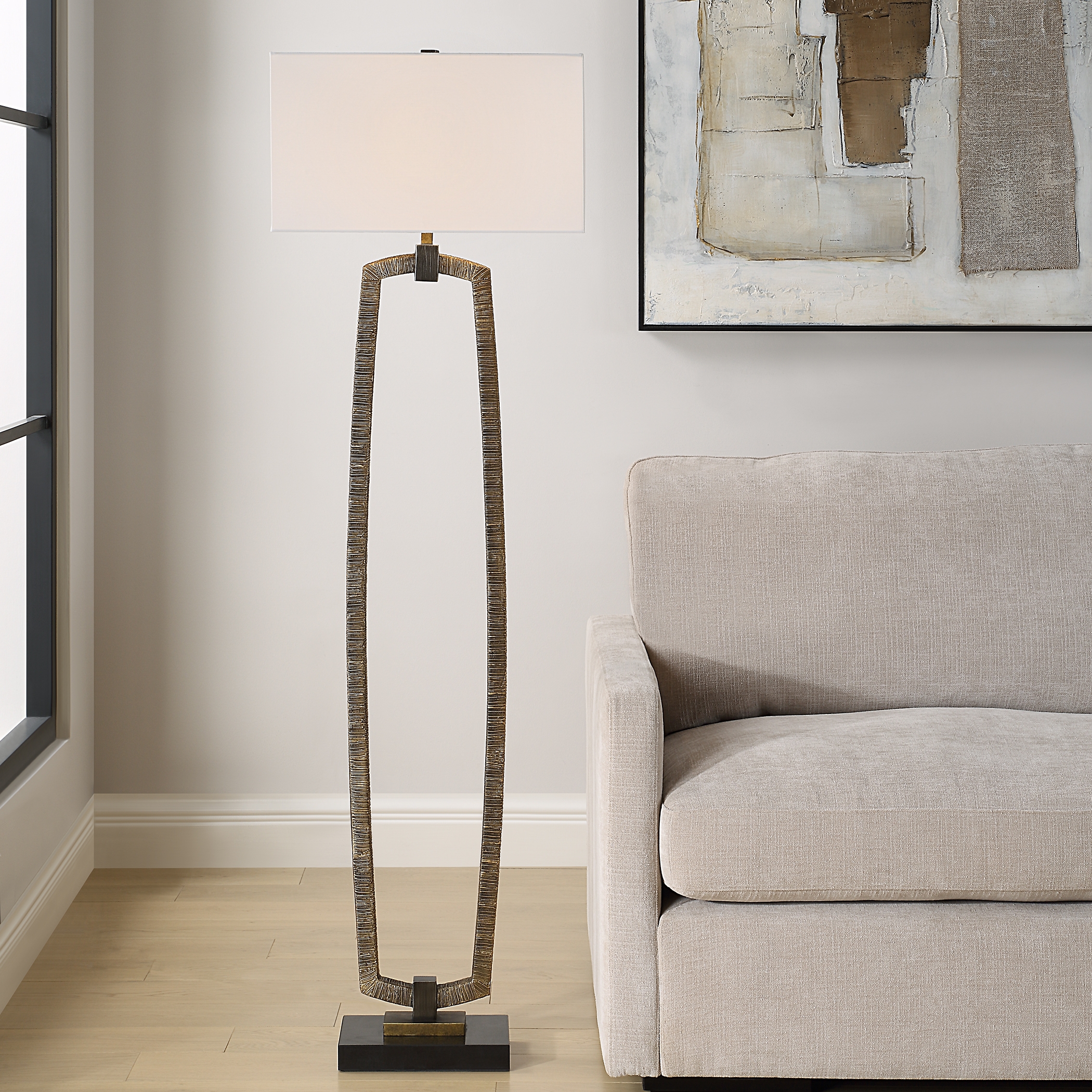 Relic Gold Floor Lamp - Image 1