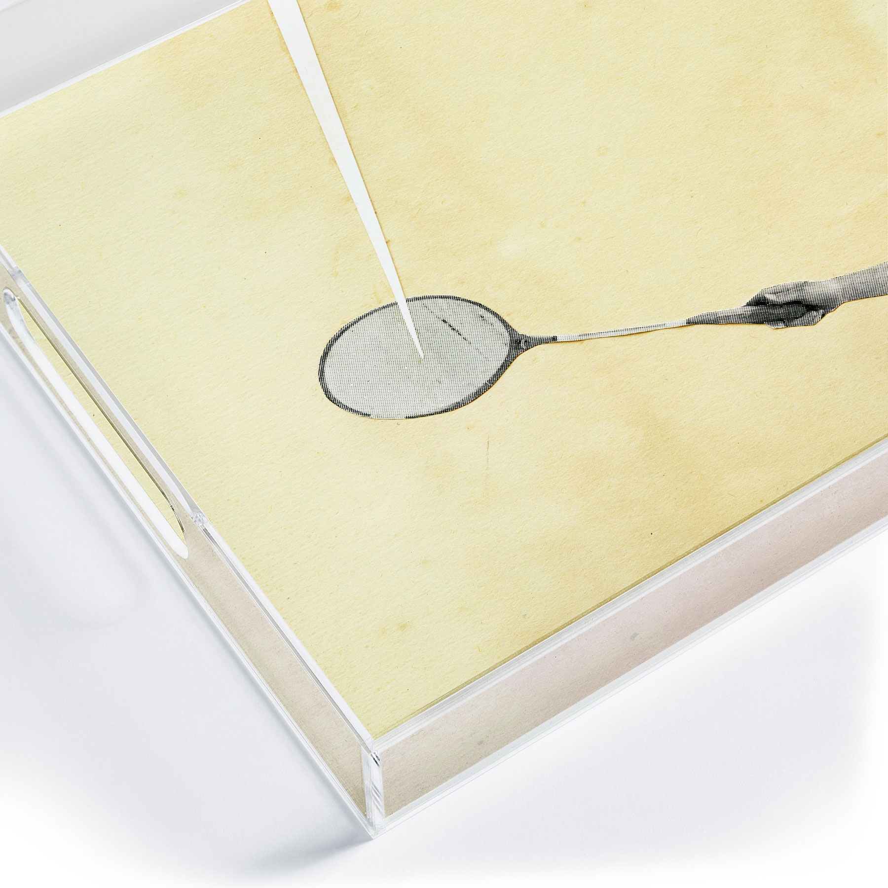 Tennis I by Cassia Beck - Acrylic Tray Medium 15.5" x 12" - Image 4