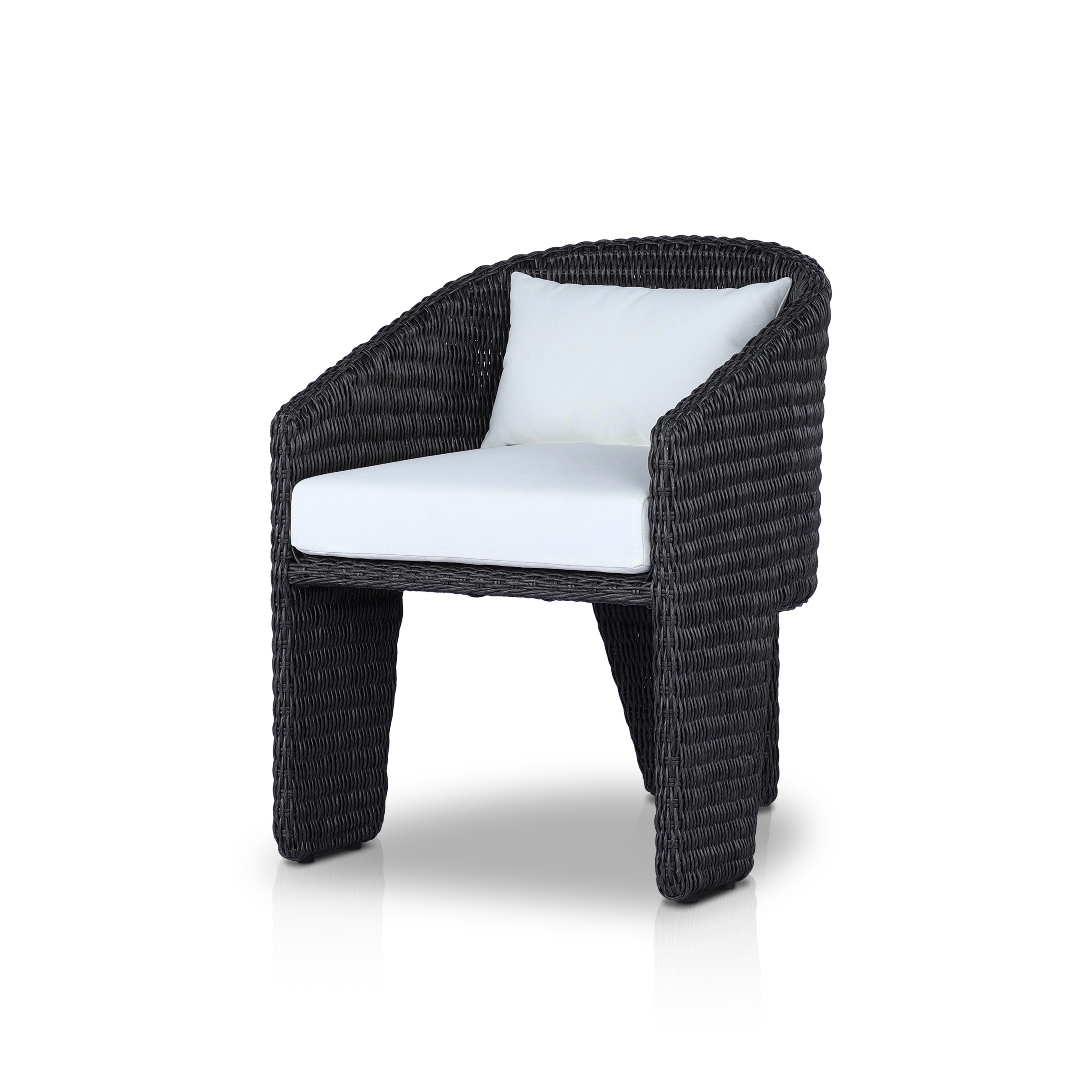 Fae Outdoor Dining Chair-Vintage Coal - Image 0
