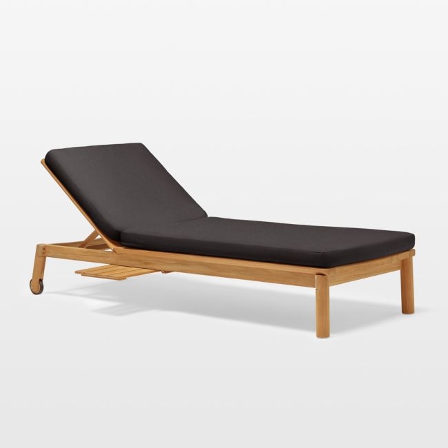 Neighbor ™ Haven Coal Outdoor Chaise Lounge - Image 0