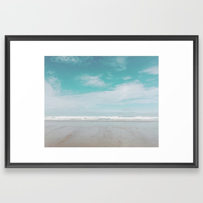 Watergate Bay Framed Art Print by Cassia Beck - Scoop Black - Large 24" x 36"-26x38 - Image 0