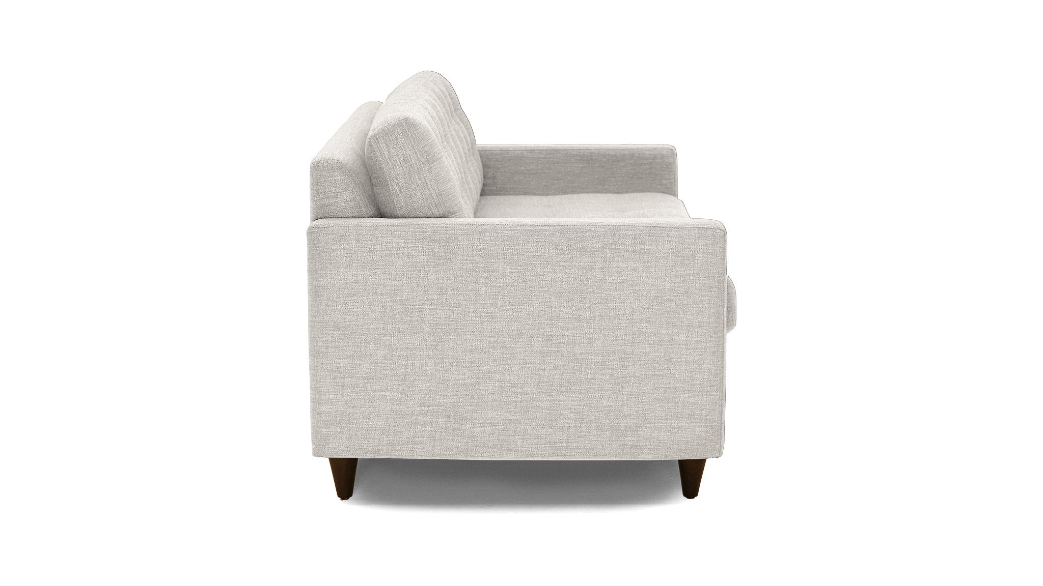 Gray Eliot Mid Century Modern Sleeper Sofa - Notion Gunsmoke - Mocha - Foam - Image 2