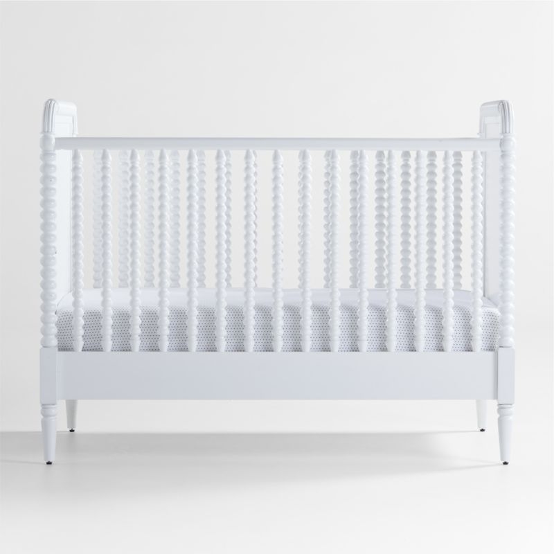 Jenny Lind White Wood Spindle Convertible Baby Crib - Image 4