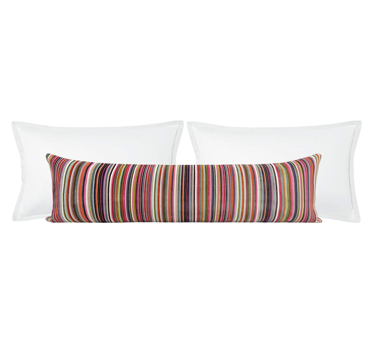 THE XL LUMBAR :: SOHO CUT VELVET // MULTI - BY THE YARD - Image 0