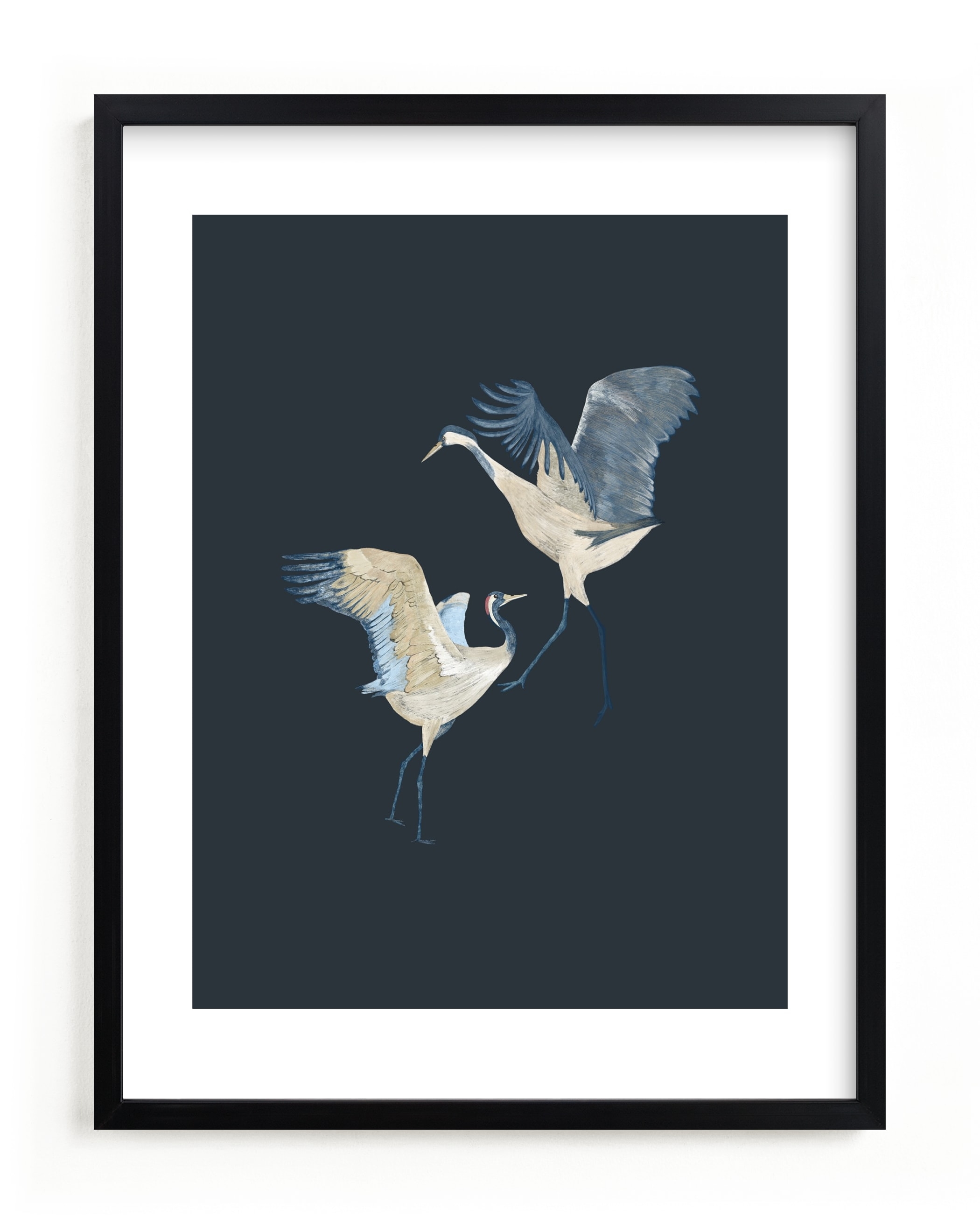 Crane Dance Limited Edition Fine Art Print 2 - Image 0