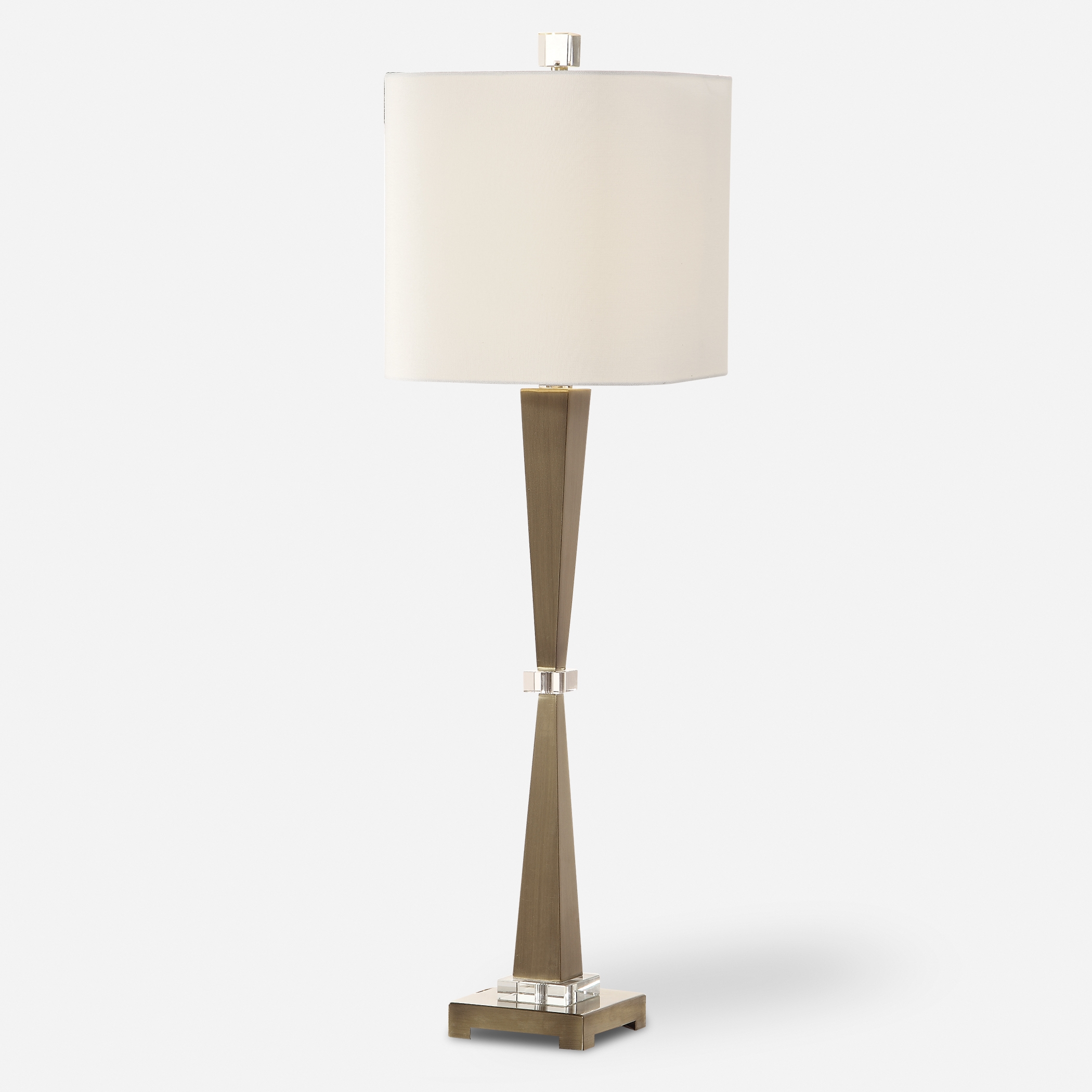 Niccolai Antiqued Nickel Lamp - Image 0