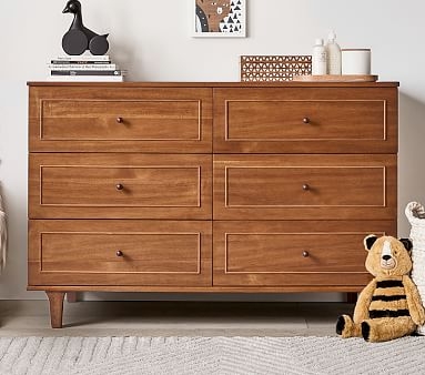 Dawson Extra-Wide Nursery Dresser, Simply White, In-Home Delivery - Image 1