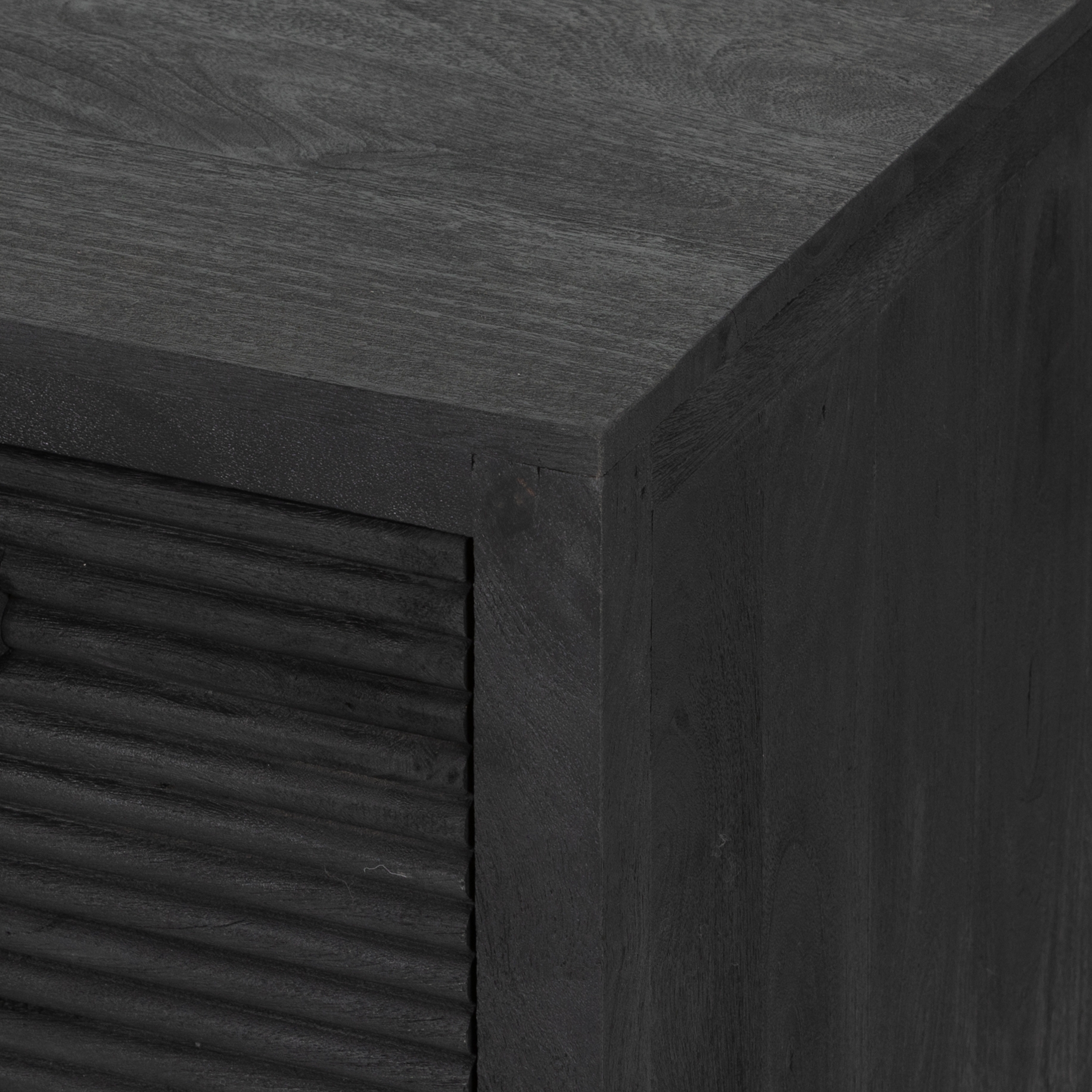 Lorne Media Console - Dark Totem Mango Solid - Image 7